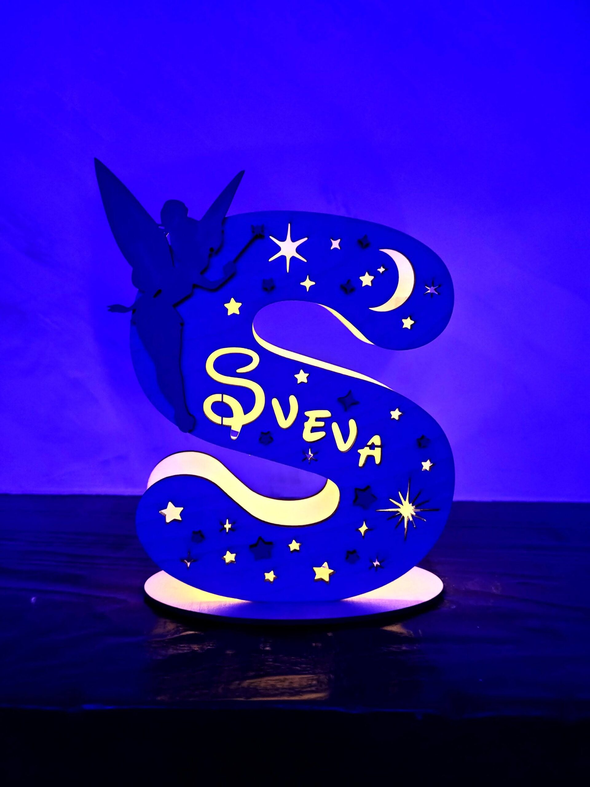 Lampada personalizzata lettera